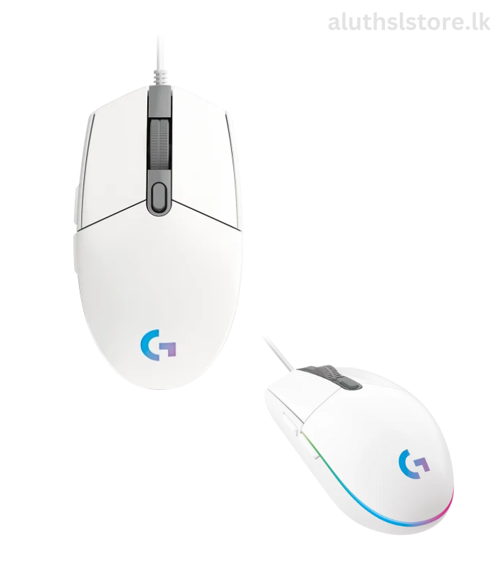 Logitech G102 LIGHTSYNC RGB 6 Button White