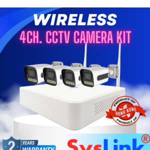 Fully Wireless DIY CCTV camera kit ( 4Ch )