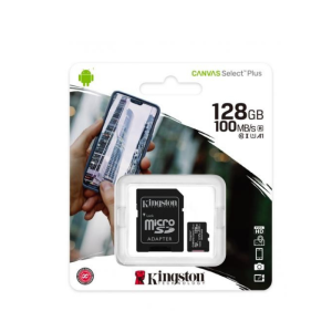 Kingston CANVAS SELECT PLUS microSD 128GB