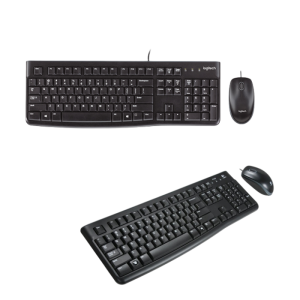 Logitech MK120 Corded Keyboard and Mouse Combo