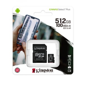 Kingston CANVAS SELECT PLUS microSD 512GB