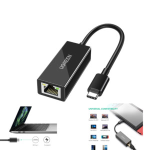 UGREEN Type-C to 1000Mbps Gigabit Ethernet Adapter – US236 – 50307